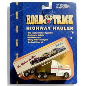 Vintage Maisto Chrysler Corp. Highway Hauler Truck Road & Track, Diecast - READ